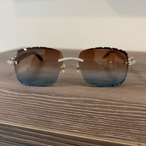 Cartier buff Frames  with Bussdown VS1 diamonds